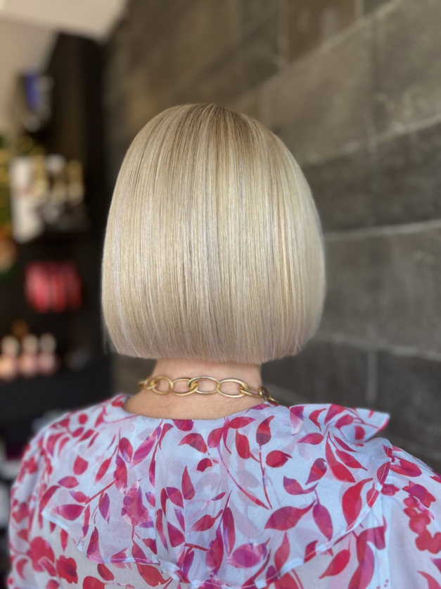 Blond Balayage Bob